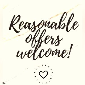 Make me a reasonable offer on any of my listings